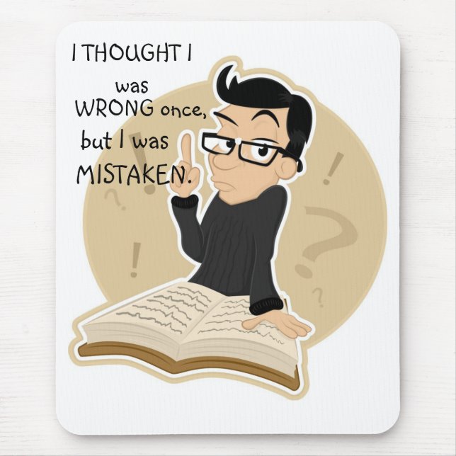 I thought! mouse pad (Front)