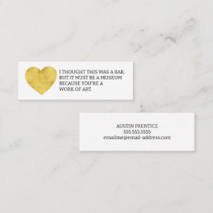 I Thought This Was A Bar Fun Dating Calling Card