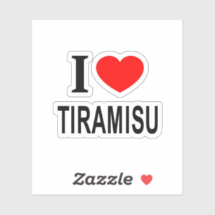 I ❤️ TIRAMISU I LOVE TIRAMISU I HEART TIRAMI Vinyl