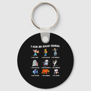 I To Read Book Characters Can Hard Keychain