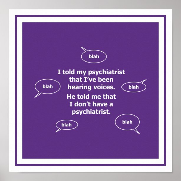 Psychiatrist Posters, Prints & Poster Printing Zazzle CA