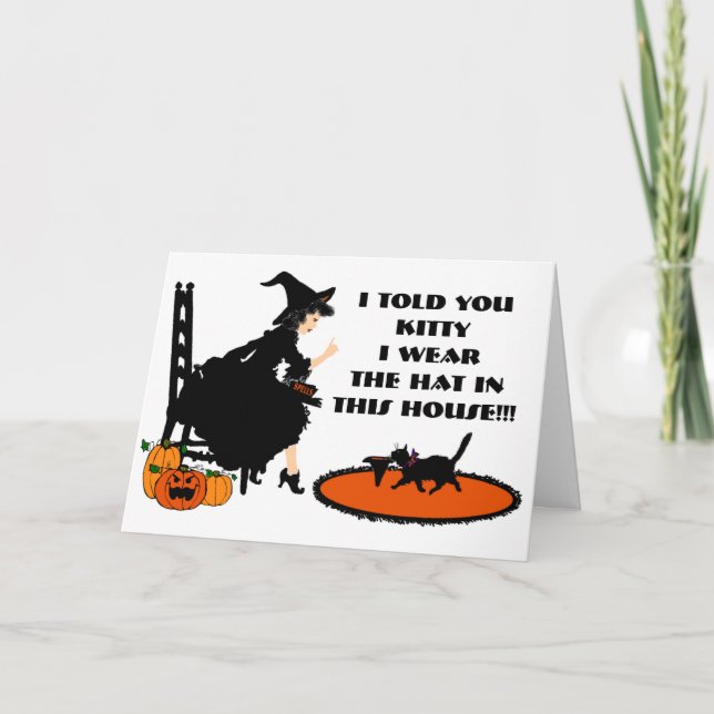 "I Told You Kitty" Card (Front)