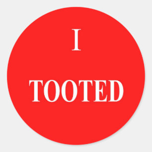 I Tooted Stickers