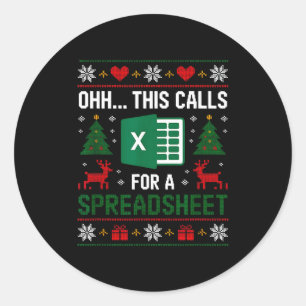 I Trained Zero Days For This Is A Funny Thanksgivi Classic Round Sticker