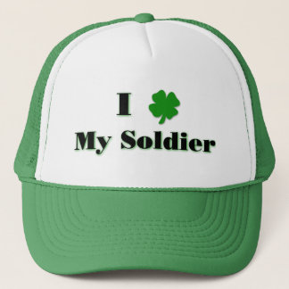I (trèfle) mon casquette de vert de soldat