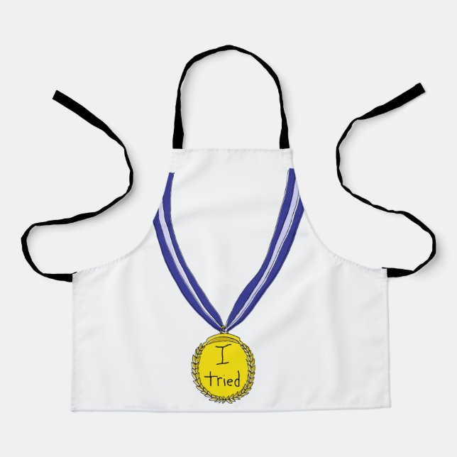 I Tried Medal Apron (Front)