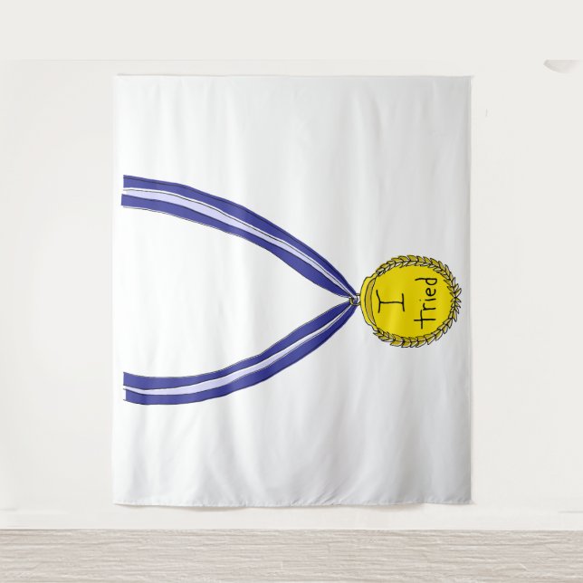 I Tried Medal Tapestry (Front)