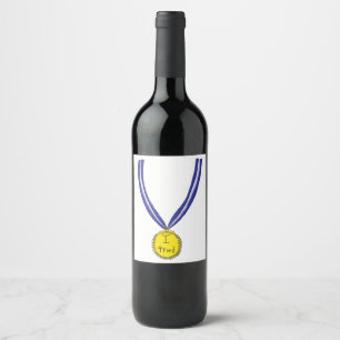 I Tried Medal Wine Label