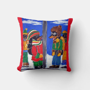 " I TRIPLE DOXIE DARE YOU" THROW PILLOW