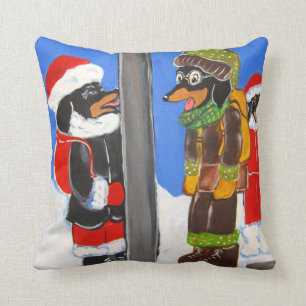 "I TRIPLE DOXIE DARE YOU" THROW PILLOW