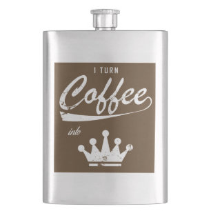 I Turn Coffee Into KOMs Hip Flask