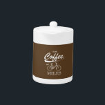 I Turn Coffee Into Miles<br><div class="desc">It's kinda my little magic trick. Give me a good cup of java and I'll ride my bike. Far. More coffee, more miles.</div>