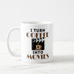 I Turn Coffee into Movies Screenwriter Producer Mug
