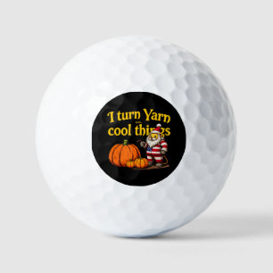 I Turn Yarn Into Cool Things: Knitting & Crochet Golf Balls