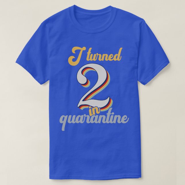 I Turned 2 in 2nd Birthday T-Shirt (Design Front)