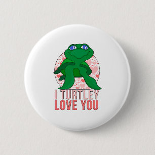 I Turtley Love You 2 Inch Round Button