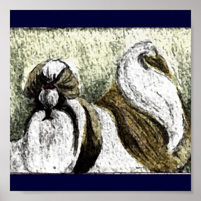 "I Tzu, Do You?" Series 6 by Lisa Miller Poster (Front)