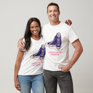 I Understand the Assignment Blue Sneakers Art T-Shirt