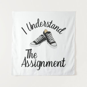 I Understand The Assignment Vote Blue rally Gift Tapestry
