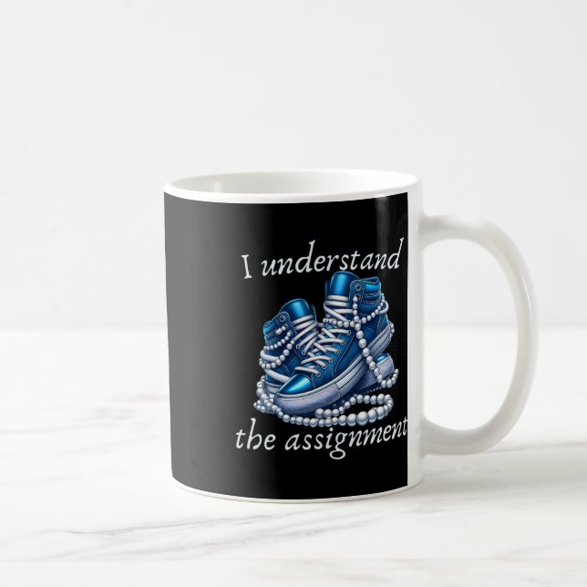 I Understand The Ignment Vote Blue Rally Kamala 20 Coffee Mug (Right)