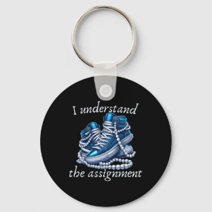 I Understand The Ignment Vote Blue Rally Kamala 20 Keychain