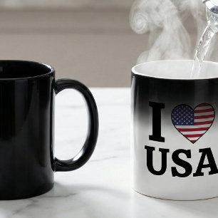 "I ❤️ USA" MAGIC MUG