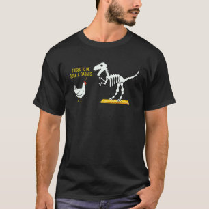 I Used To Be Such A Badass Chicken Dinosaur T-Shirt