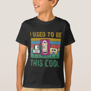I Used To Be This Cool Old Technology 90s Retro Gi T-Shirt