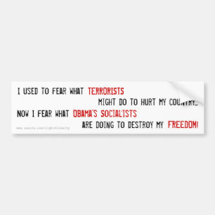 I used to fear -v2 bumper sticker