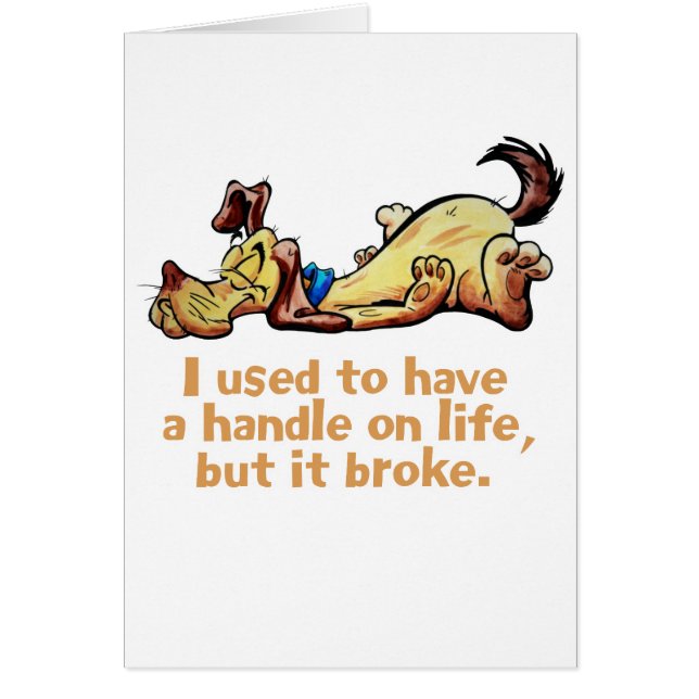 I Used to Have a Handle on Life (Front)