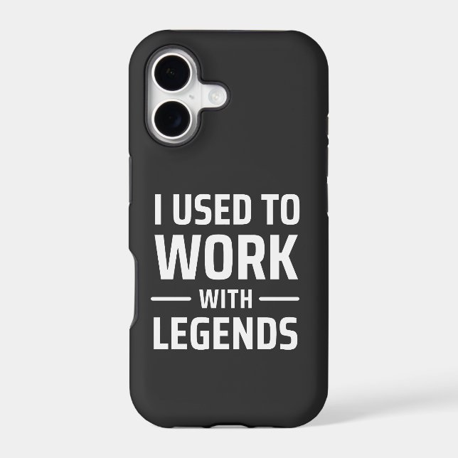 I Used To Work With Legends (Back)