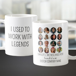 I Used To Work With Legends 16 Coworker Photo Coffee Mug