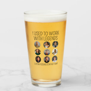 I Used To Work With Legends 9 Coworker Photo Glass