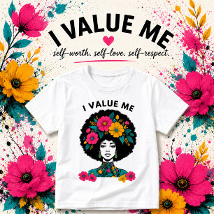 I Value Me Affirmation Tee Self-Love Graphic