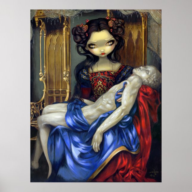 I Vampiri: Pietà ART PRINT gothic vampire fantasy (Front)