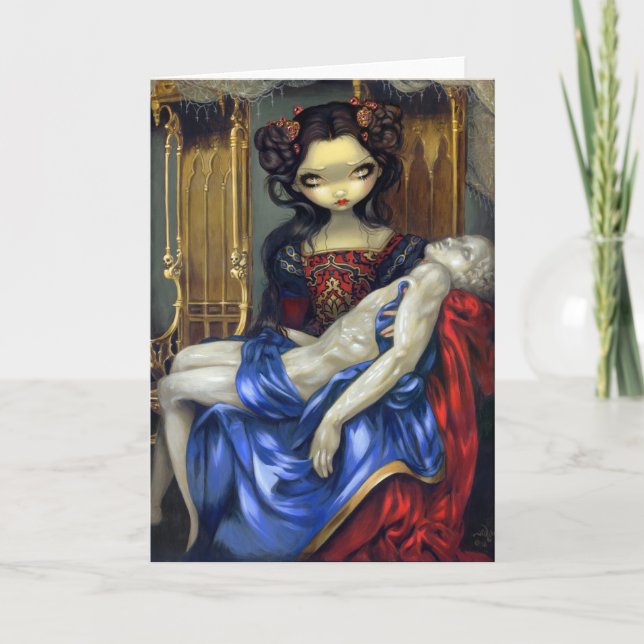 "I Vampiri:  Pietà" Greeting Card (Front)