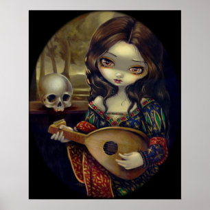 I Vampirie: Il Liuto ART PRINT  Vampire w/ Lute