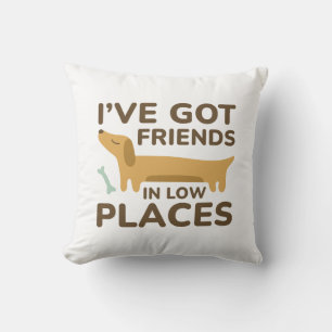 I’ve Got Friends In Low Places Throw Pillow