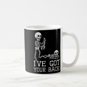I’ve Got Your Back Skeleton Halloween Costume Funn Coffee Mug