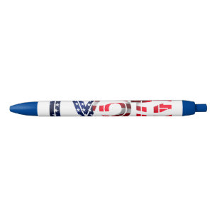 I Vote Black Ink Pen