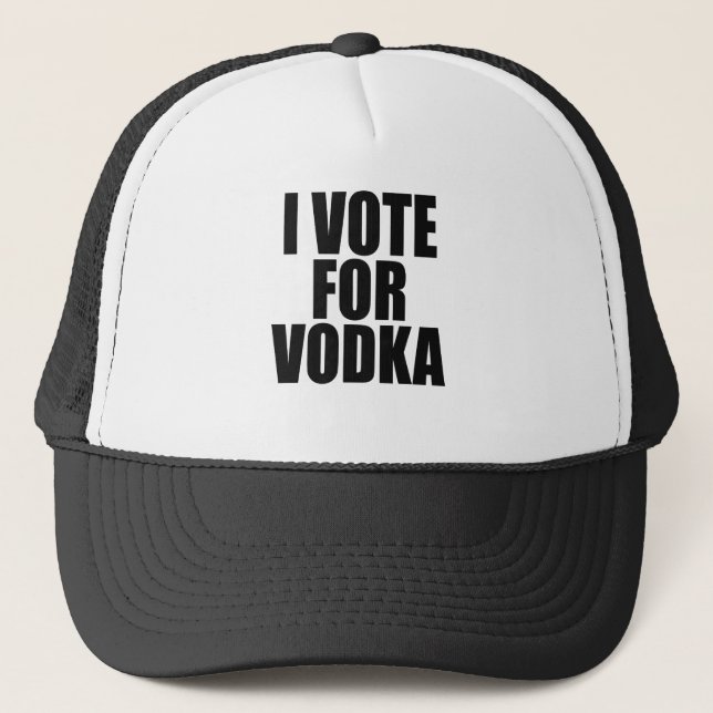 i vote trucker hat (Front)