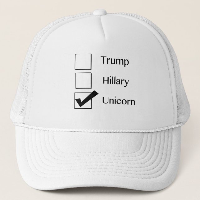 I Vote Unicorn Political Hat (Front)