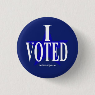 I Voted 1 Inch Round Button