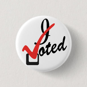 I voted 1 inch round button