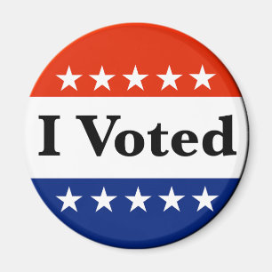 I Voted 2026 Elections Magnet