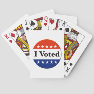 I Voted 2026 Elections Playing Cards