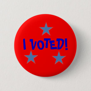 I VOTED! 2 INCH ROUND BUTTON