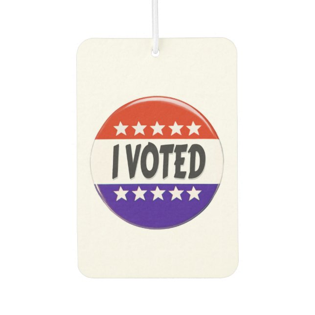 I Voted Air Freshener (Front)