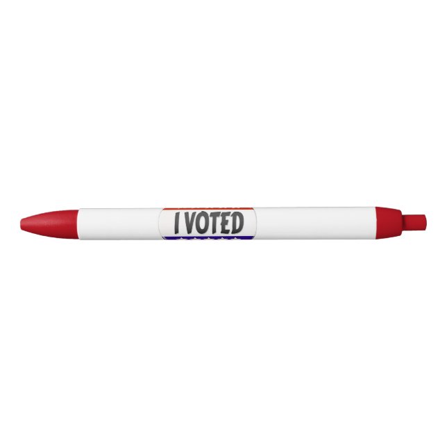 I Voted Black Ink Pen (Front)