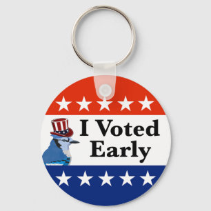 I Voted Early 2026 Elections Keychain